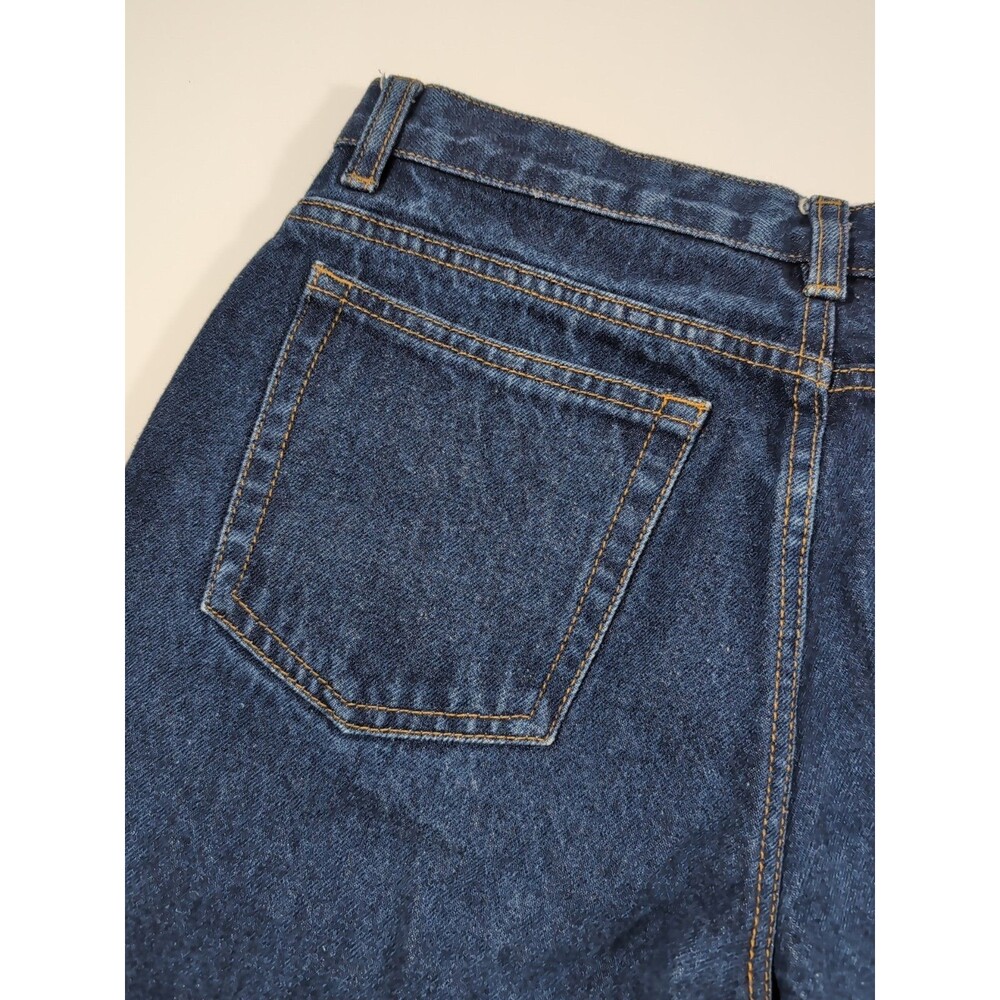 Women's Dark Blue Cropped Jeans - Classic Ankle Length - Picture 9 of 9